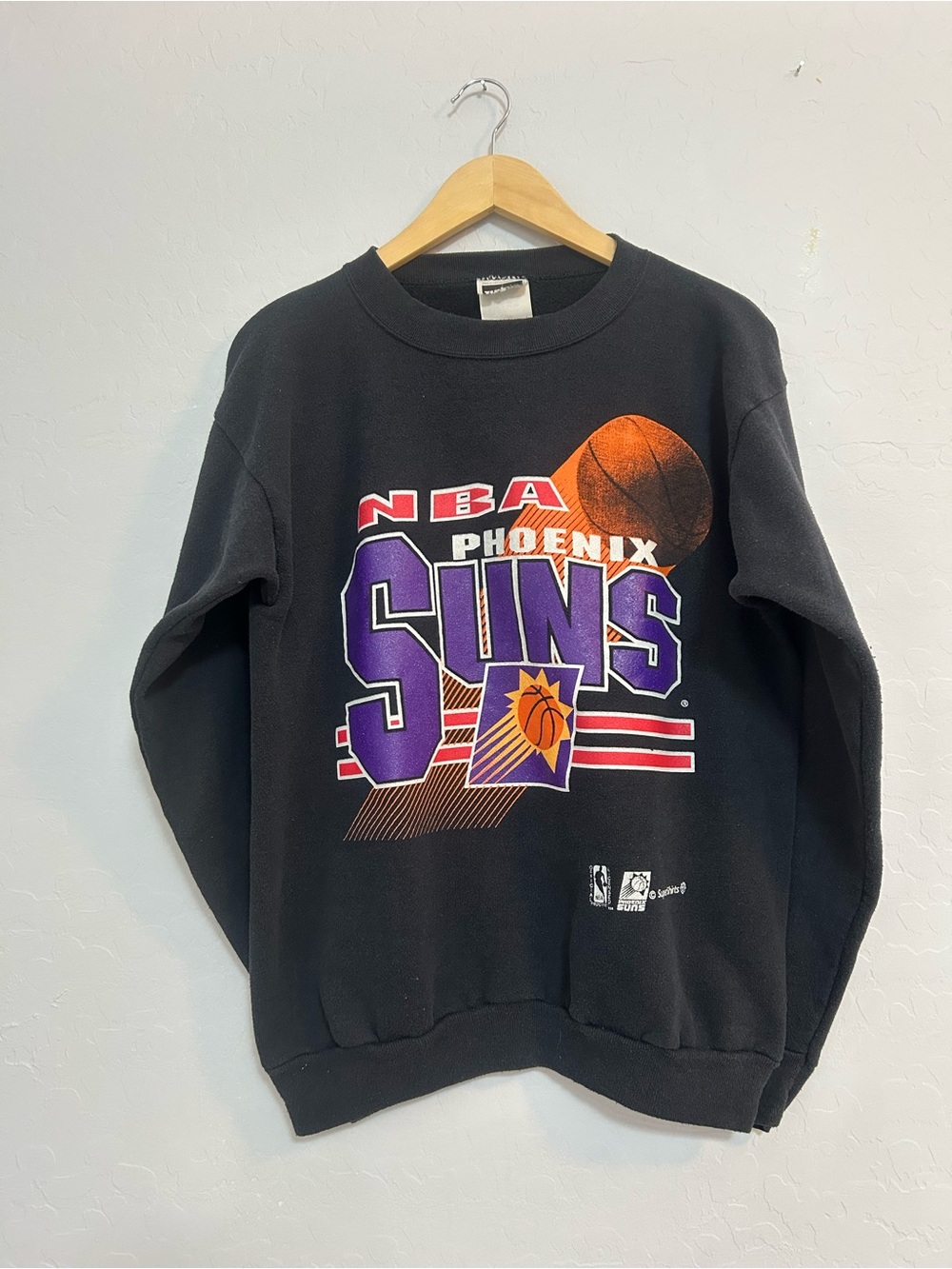 Phoenix Suns Black Crewneck Sweatshirt